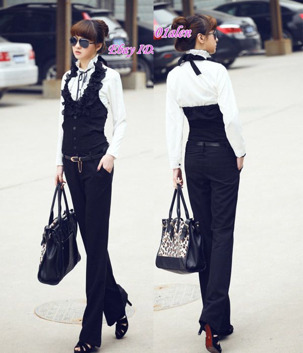 2012 New Spring/Summer Womens Corea show thin tide Suspender trousers 
