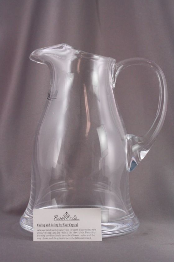 Rosenthal Germany 9 Tall Crystal Decanter Pitcher NWT  