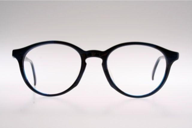   blue classical panto eyeglasses by DAVIDOFF Mod.104 310 /G16W  