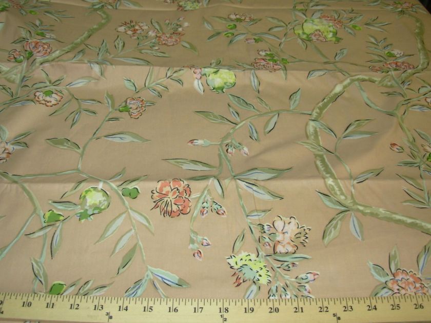 YDS~BRUNSCHWIG & FILS~CHINESE BLOSSOMS~CHINTZ DRAPERY 