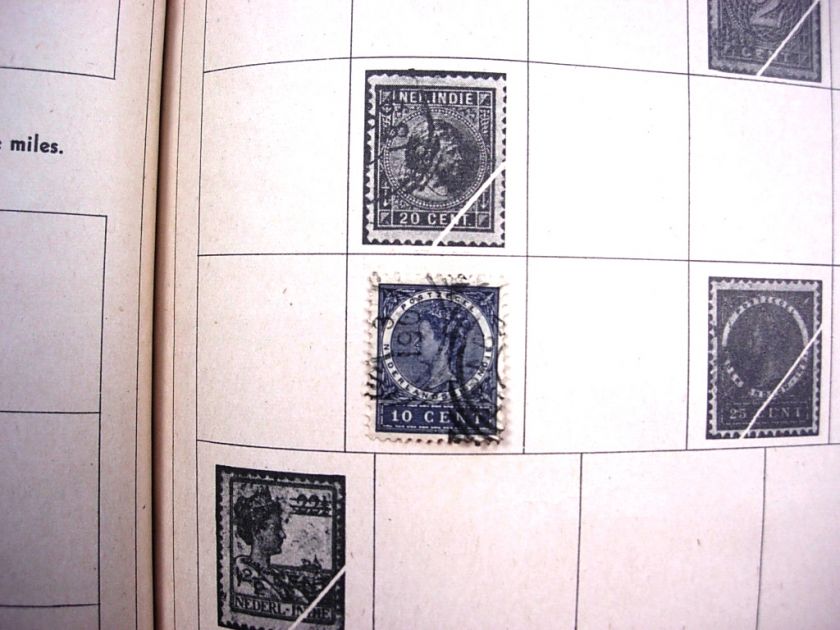 WW, 100s of OLD Stamps hinged in 1931 Paragon Stamp album 