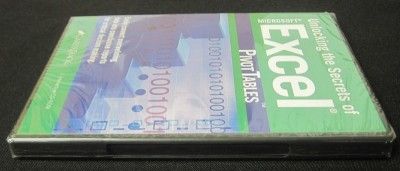 NEW THE SECRETS OF MICROSOFT EXCEL PIVOT TABLES CD ROM  