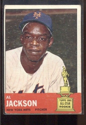 1963 TOPPS #111 AL JACKSON METS ROOKIE VG EX 18247  