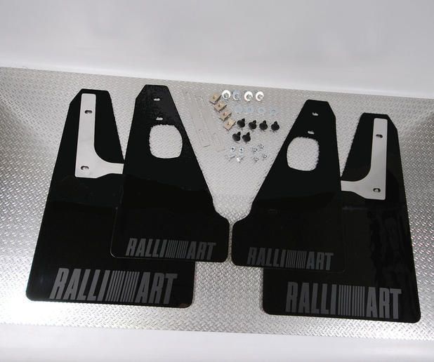 Rally Mudflaps Mitsubishi Evo 10 Mud flaps Black x 4  