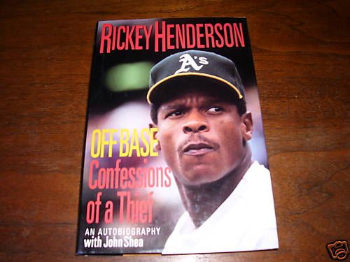 Off Base by John Shea, Rickey Henderson (1992)nr/mt 1st 9780060179755 