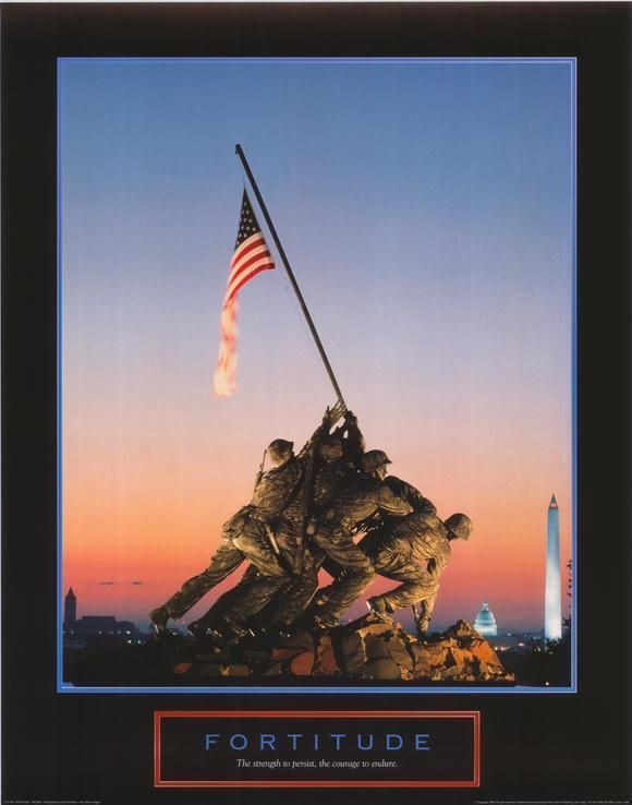 Iwo Jima Flag Raising 11 x 17 Movie Poster  