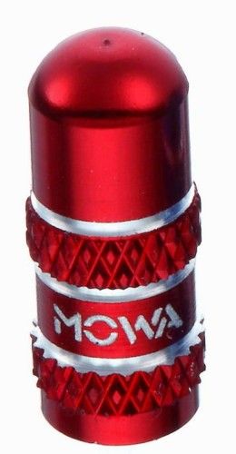 NEW MOWA FRENCH TYPE INNER TUBE VALVE CAPS PRESTA Red  