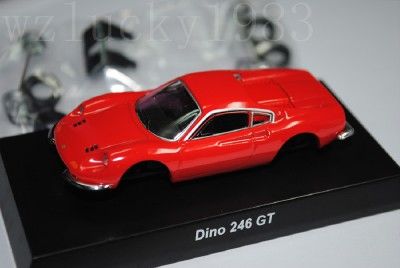 Kyosho 164 Ferrari Dino 246 GT Model Diecast Color Red Assembly 