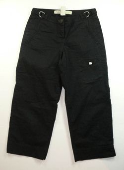 Sitwell Womens Black Capri Pants Capris Size 2  