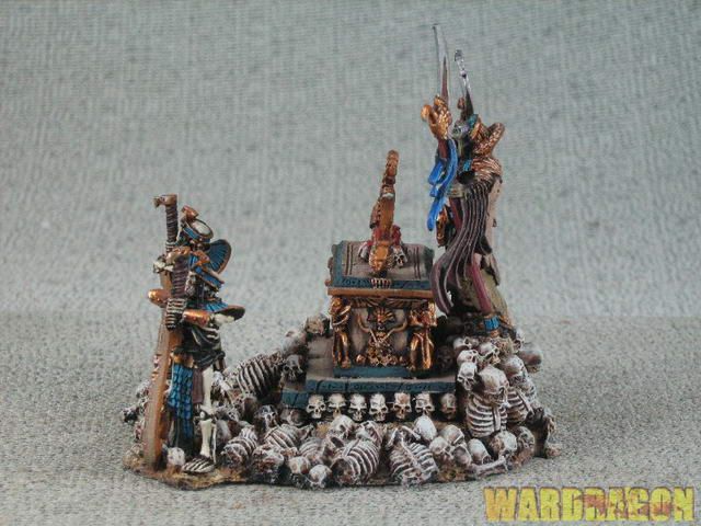 25mm Warhammer WDS painted Tomb Kings Casket of Souls w79  