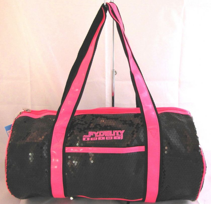 NWT HIGH FYDELITY MANIAC GYM BAG HANDBAG SHOULDER STUDIO 54 BLACK 