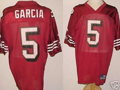 Jeff Garcia 49ers NFL Replica Red Adidas Jersey New  