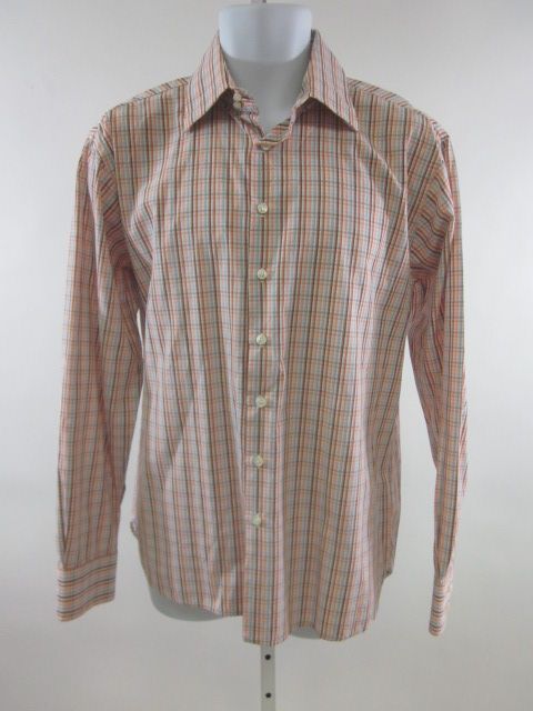  are bidding on a paper denim cloth men s multicolor plaid shirt size 