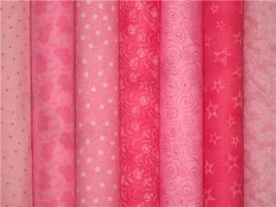   Pink Fabric Strips Jelly Roll Quilt Kit Quilting Cotton Sewing Fabric