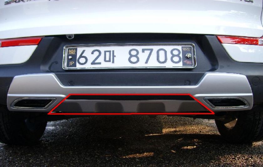 Kia Sportage R 2011 ~ Rear Diffuser KoreaAutos  