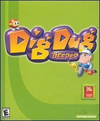 Dig Dug Deeper PC CD classic arcade game remake in 3D  