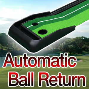 MD INDOOR 9 PUTTING GREEN WITH AUTOMATIC BALL RETURN  