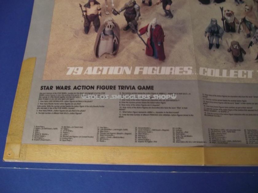 STAR WARS VINTAGE 1983 ROTJ Star Wars Forever Mail In Poster  