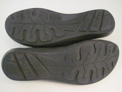 Born Black Leather Mary Janes Flats sz 9.5  