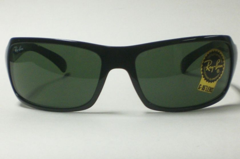 RAY BAN RB4075 RB 4075 GLOSSY BLACK 601 SUNGLASSES 3N  