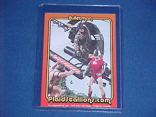 ADVENTURE TEAM BULLETMAN GI JOE PROMO TRADING CARD  