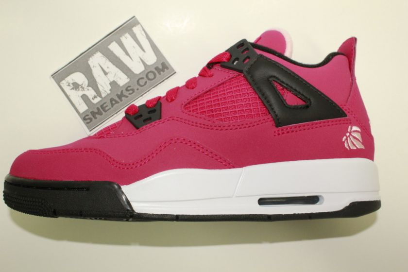 Nike Girls Air Jordan 4 Retro GS Valentines 487724 601 US 4.5Y 5.5Y 