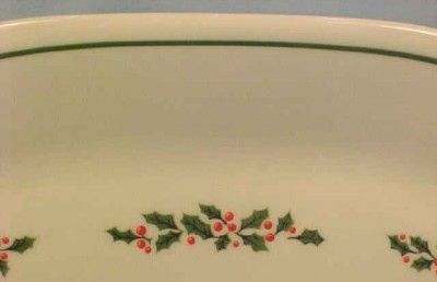 Corelle HOLLY DAYS OVAL SERVING PLATTER Christmas NICE  