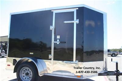 NEW 5x8 5 x 8 V Nose Enclosed Cargo Motorcycle Trailer Ramp & Side 