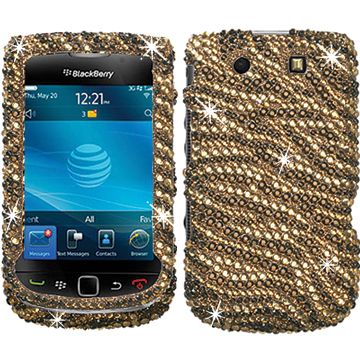   DIAMOND BLING CRYSTAL FACEPLATE CASE COVER BLACKBERRY TORCH 9800 9810