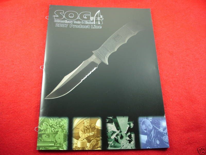 SOG KNIFE CATALOG FULL 2007 PRODUCT LINE  