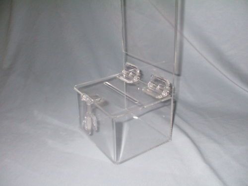 SBB 534 Ballot Suggestion Box Clr Acrylic Made in USA  