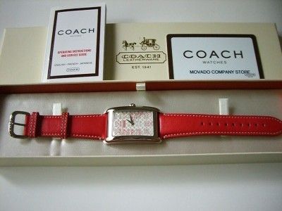 COACH Ladies Lexington Elongated Coral Watch $398  