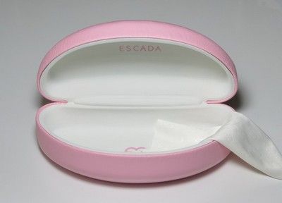 NEW ESCADA SES 034 100% UVA/UVB PROTECTION RED/VIOLET FRAME GRAY LENS 