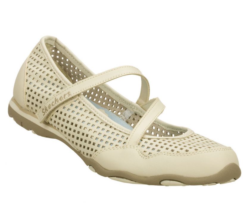 Skechers PARTY OF TWO Womens Comfort Slip On Shoe Beige  