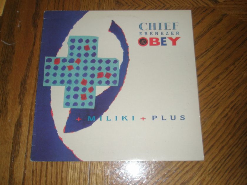 CHIEF EBENEZER OBEY / MILIKI PLUS ~ UK 1983 LP NR MINT  