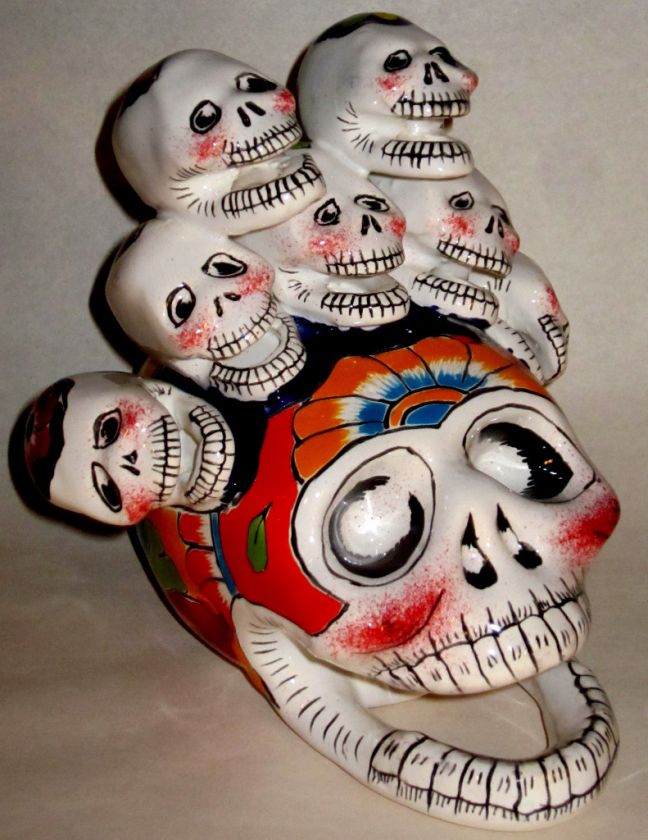 Day of the Dead   Charming Talavera Skull  