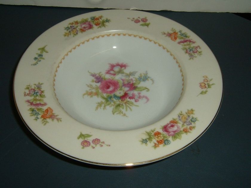 ROSE CHINA(NORITAKE) OCCUPIED JAPAN RO52 RIMMED SOUP  