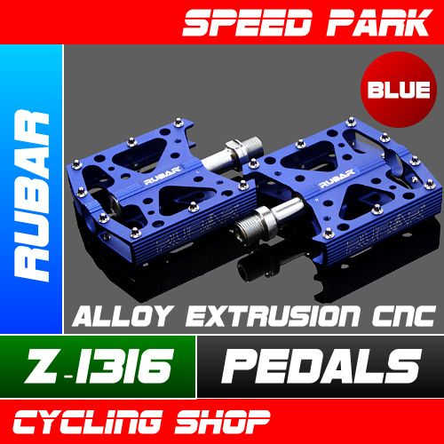 RUBAR Z 1316 Road MTB Bike Alloy Extrusion CNC Pedals   Blue  