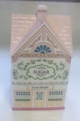 LENOX VILLAGE CANISTER.   SUGAR 1990  