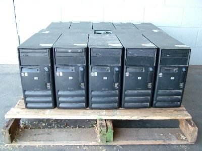 Lot 12 HP Compaq D220 MT Computer 2GHz P4 512MB RAM  