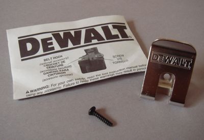 DeWalt 659916 00 Belt Clip/Hook 18V DC825 DC827 DCF826  