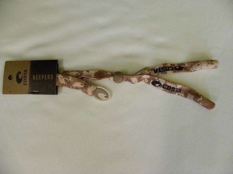 COSTA DEL MAR KEEPER LANYARD CORD STRAP CAMO OR BLACK  