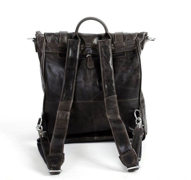 Wholesale Jasminesmart Genuine Cowhide Leather Messenger Backpack 