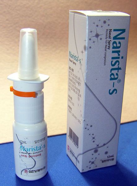 Bottle of Narista S Nasal Spray Korea Korean THE BEST  