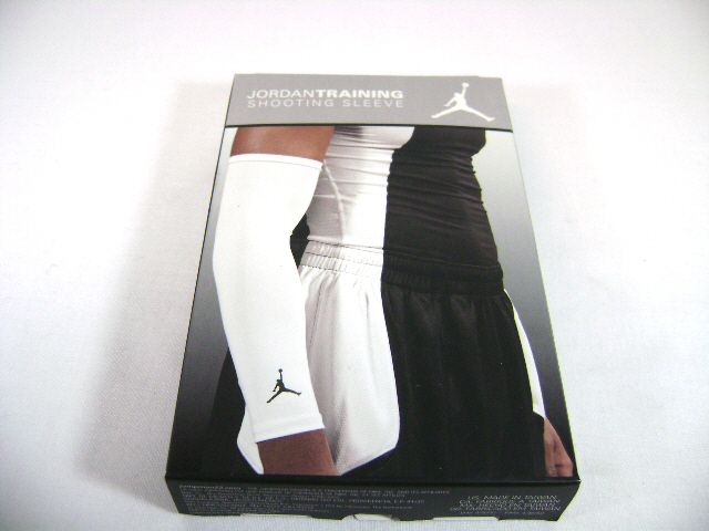 414199 070 NEW JORDAN TRAINING SHOOTING SLEEVE SILVER  