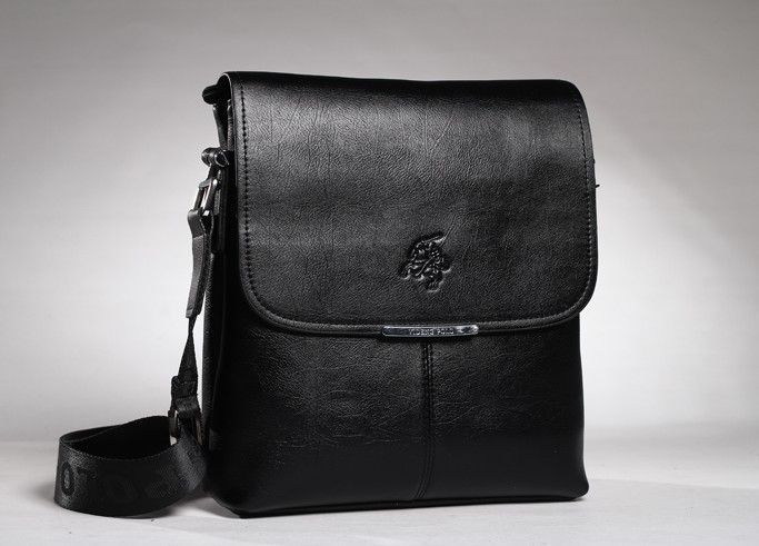 Mens Faux Leather Messenger Shoulder Bag Briefcase Satchel Two Colors 