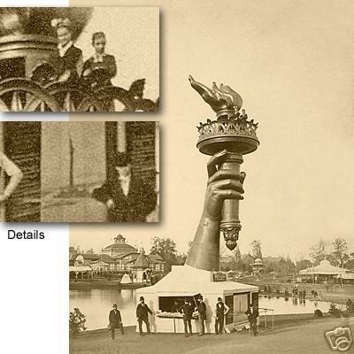 Statue of Liberty torch Philadelphia PA 1876 larg photo  