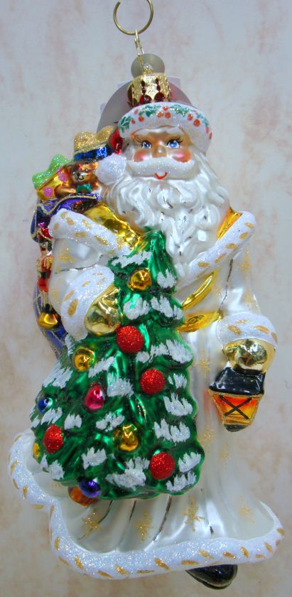 RADKO 25th Anniversary Santa set/12 ORNAMENT 1015244  