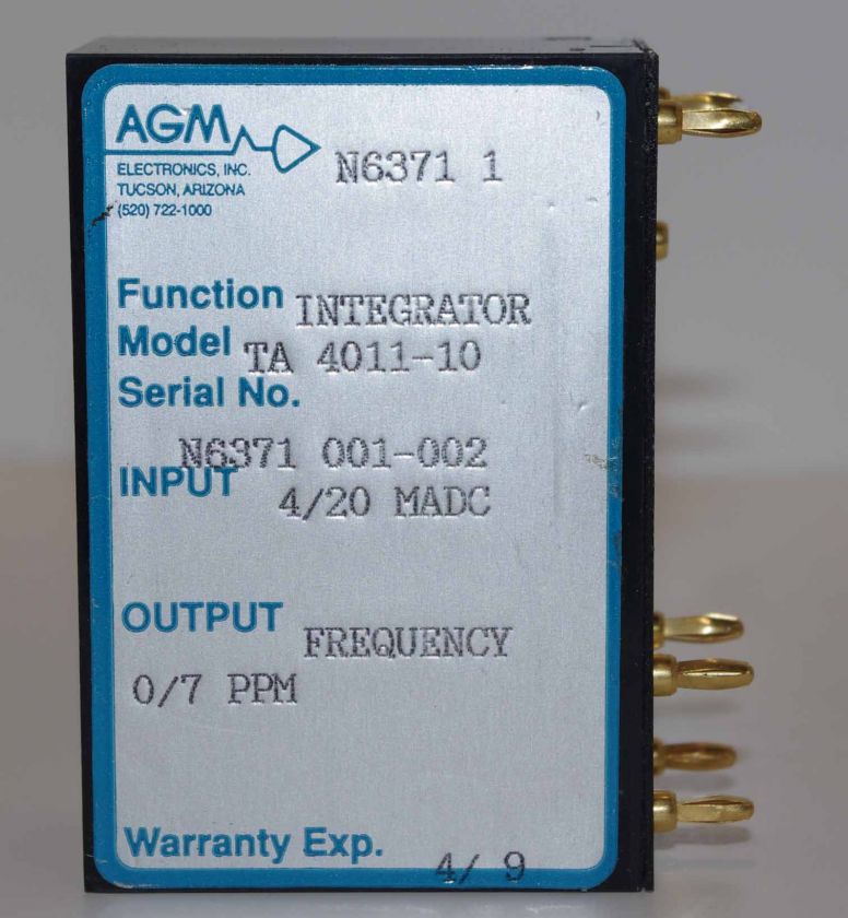 This sale is for an AMG Electronics Intergrator Model TA 4011 10 