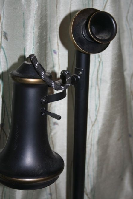 Vintage Telephone Table Lamp Replica  